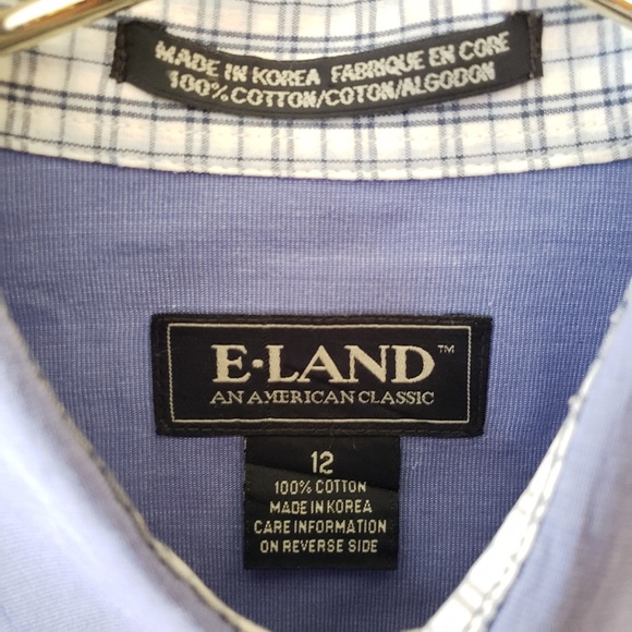 E-Land Boys Short Sleeve Button Down - Picture 4 of 4